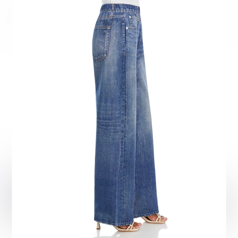 Miramar Wide Leg Jeans in Lenox - Picture 3 of 4